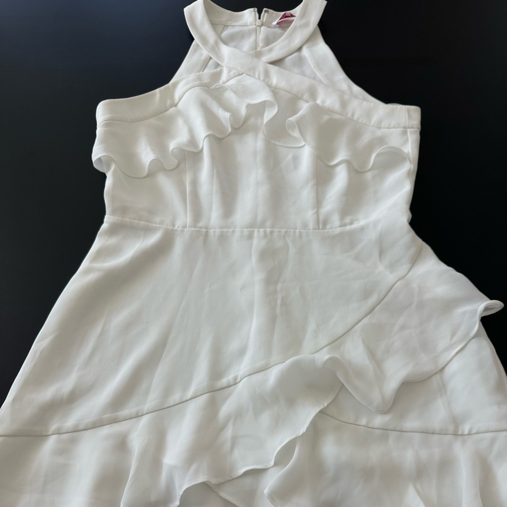Parker White Halter Dress